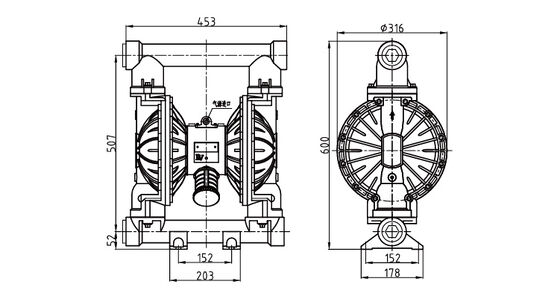 RV50 Máy bơm mảng (bơm không gỉ)