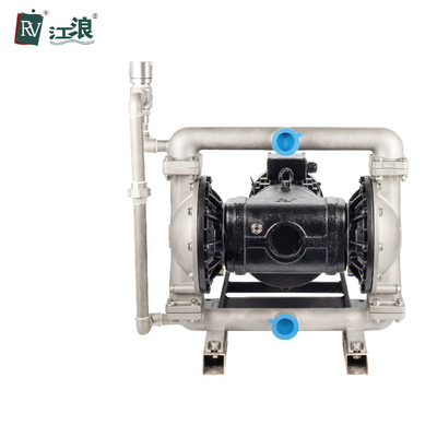Máy bơm màng điện đôi bằng thép không gỉ 316 Dầu thải hoạt động 1,5 "