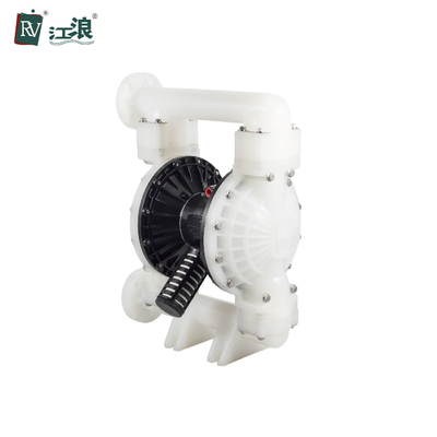 Bơm màng 1 1/2 &quot;bằng nhựa PTFE vận hành bằng không khí cho ngành công nghiệp dung môi hóa chất