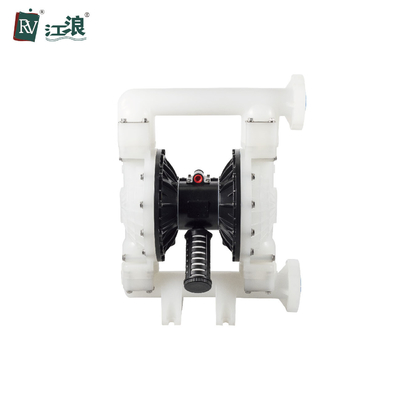 Bơm màng 1 1/2 &quot;bằng nhựa PTFE vận hành bằng không khí cho ngành công nghiệp dung môi hóa chất