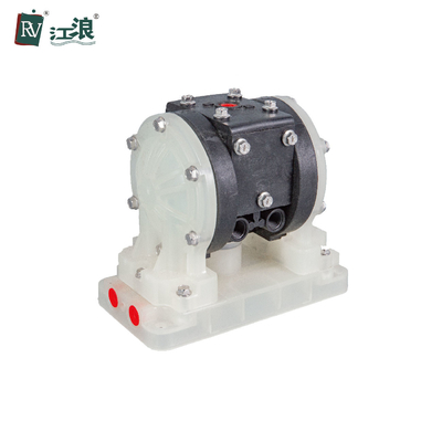 Máy bơm màng hoạt động bằng không khí nhỏ 1/4 inch PVDF cho axit mạnh kháng hóa chất