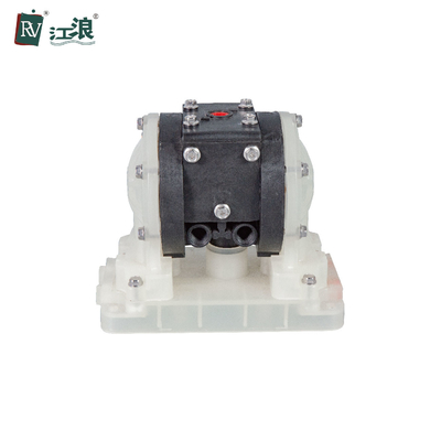 Máy bơm màng hoạt động bằng không khí nhỏ 1/4 inch PVDF cho axit mạnh kháng hóa chất