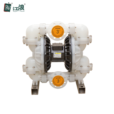 Kết nối mặt bích Máy bơm màng khí nén bằng nhựa 3 inch cho ngành hóa chất