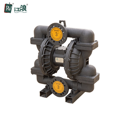 Máy bơm màng khí nén bằng sắt dẻo 3 inch Độ nhớt cao để chuyển nước thải