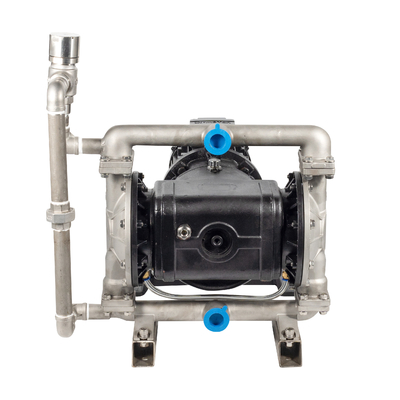 Thép không gỉ 304 Valve Seat Máy bơm membrane chạy bằng động cơ với 1.5 Kw Motor Power