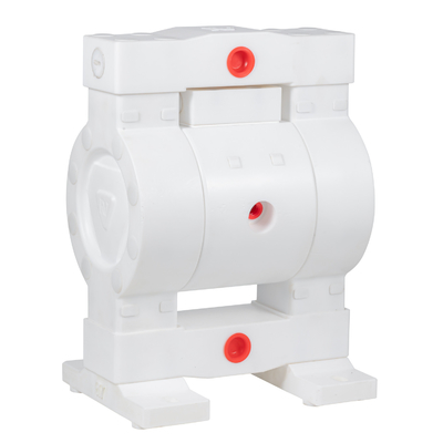 RV Full PTFE Pneumatic Diaphragm Pump với áp suất tối đa 7 bar và tốc độ tương ứng tối đa 400cpm