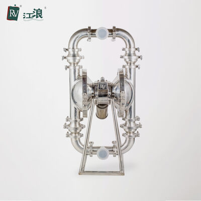 Bơm màng đôi khí nén vệ sinh cấp thực phẩm 2 inch có chứng nhận thực phẩm