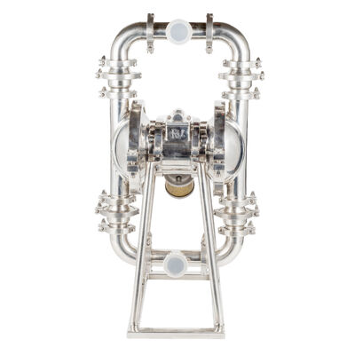 Máy bơm đệm đệm hai lớp thép không gỉ SS304 với tốc độ dòng chảy 350L/M để chuyển chất lỏng hiệu quả