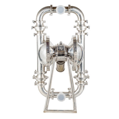 Máy bơm đệm đệm hai lớp thép không gỉ SS304 với tốc độ dòng chảy 350L/M để chuyển chất lỏng hiệu quả