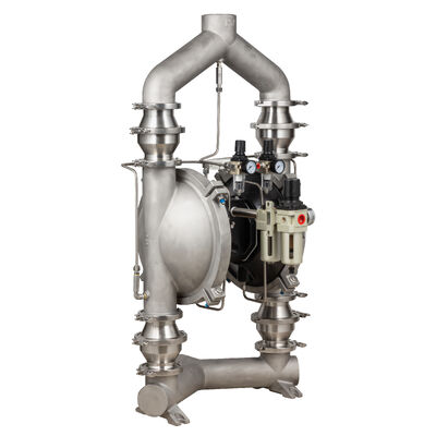 Máy bơm bột khí nén thiết kế mới với phẳng PTFE và tốc độ dòng chảy 150gpm cho các ứng dụng công nghiệp