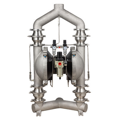 Máy bơm bột khí nén thiết kế mới với phẳng PTFE và tốc độ dòng chảy 150gpm cho các ứng dụng công nghiệp