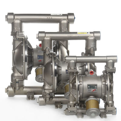 Máy bơm AODD thép không gỉ với nguồn điện khí nén để xử lý nước thải và tưới tiêu