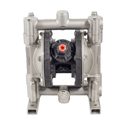 Bơm màng đôi khí nén với áp suất tối đa 100psi, lưu lượng tối đa 15gpm và màng Hytrel cho xử lý nước thải