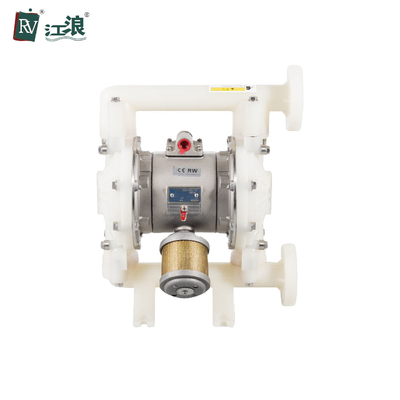 Bơm màng thép không gỉ 1 inch để chuyển dung môi bằng khí nén