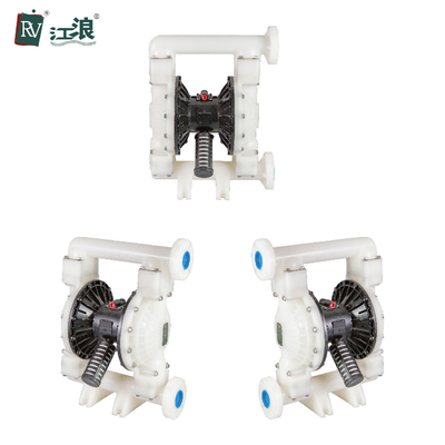 Máy bơm màng khí nén PVDF 2 inch Chống ăn mòn kiềm axit