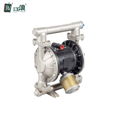 Máy bơm màng bằng thép không gỉ 1 inch Sản xuất bia PTFE Máy bơm nước vận hành bằng không khí