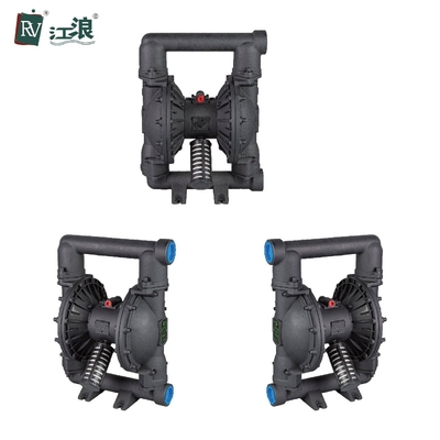 Bơm định lượng màng kép vận hành bằng không khí 50mm Sắt dẻo Độ nhớt trung bình