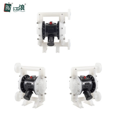 Bơm màng 1 &quot;khí để tẩy trắng với van bi PTFE nitrile Elastomer 151lpm