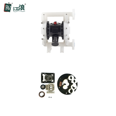 Bơm màng 1 &quot;khí để tẩy trắng với van bi PTFE nitrile Elastomer 151lpm
