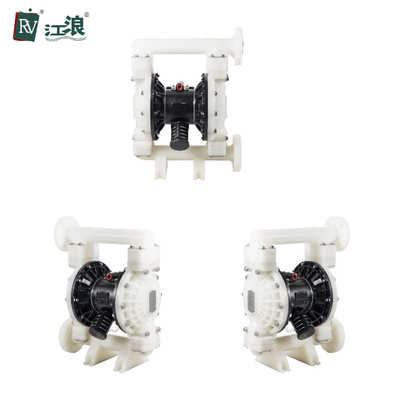 Bơm màng khí nén PVDF bằng nhựa 1-1 / 2 &quot;Bơm định lượng vận hành bằng không khí