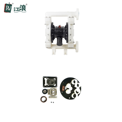 Bơm màng khí nén PVDF bằng nhựa 1-1 / 2 &quot;Bơm định lượng vận hành bằng không khí