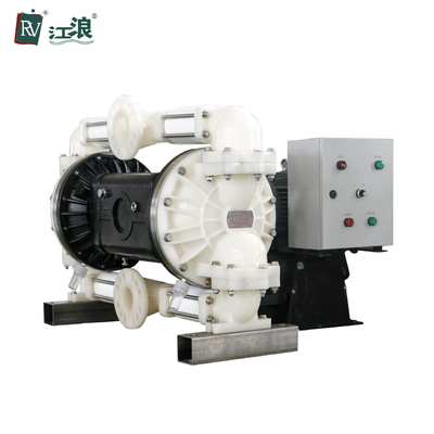 Động cơ đôi vận hành bơm màng Chất liệu nhiên liệu PP 3 inch