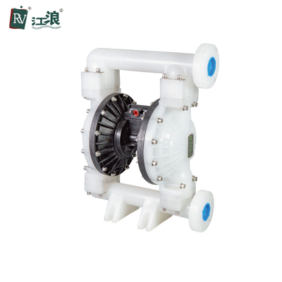 Máy bơm thùng rác dạng màng kép 1,5 "phun PVDF Kynoar cho nhà máy hóa chất