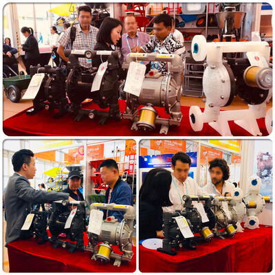 Bơm màng khí nén với áp suất thấp nhất 7,25 Psi, lưu lượng tối đa 150 GPM và thiết kế chống ăn mòn