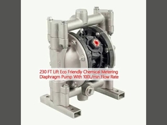 230 FT Lift Eco Friendly Chemical Metering Diaphragm Pump với tốc độ dòng chảy 100L/min